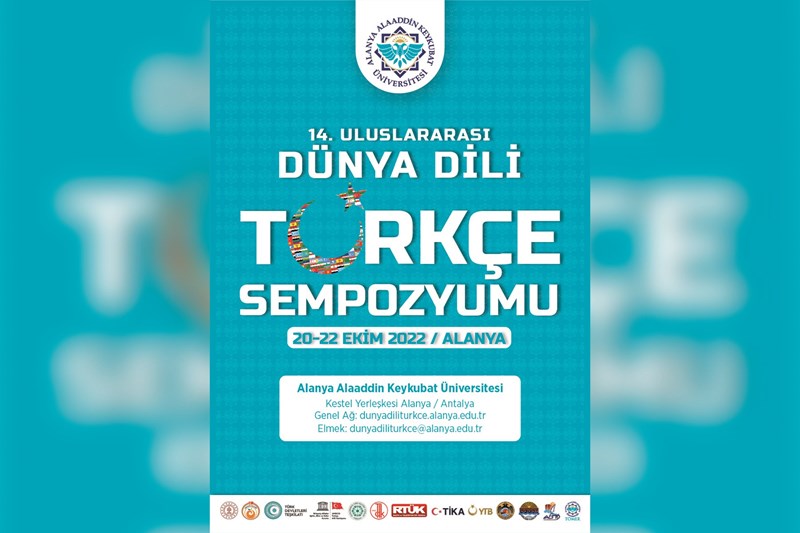 14. Uluslararası Dünya Dili Türkçe Sempozyumu Alanya'da Düzenlenecek.